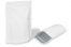 Bolsas de pie kraft blanco - 250 x 340 x 120 mm, 3000 ml | Paisdelossobres.es