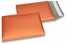 Sobres acolchados ECO metalizados mate - naranja 180 x 250 mm | Paisdelossobres.es