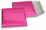 Sobres acolchados ECO metalizados - rosa 165 x 165 mm | Paisdelossobres.es