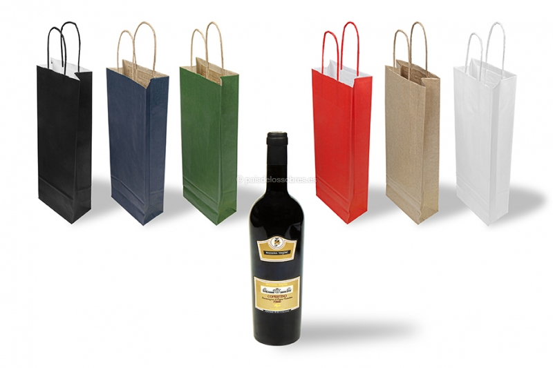 Espinoso chocolate Trivial Comprar bolsas de papel para botellas de vino? | Paisdelossobres.es